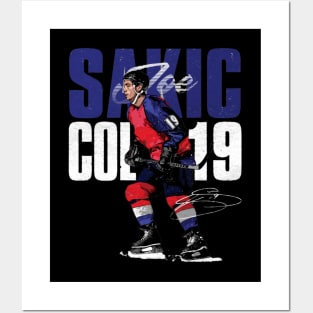 joe sakic bold Posters and Art